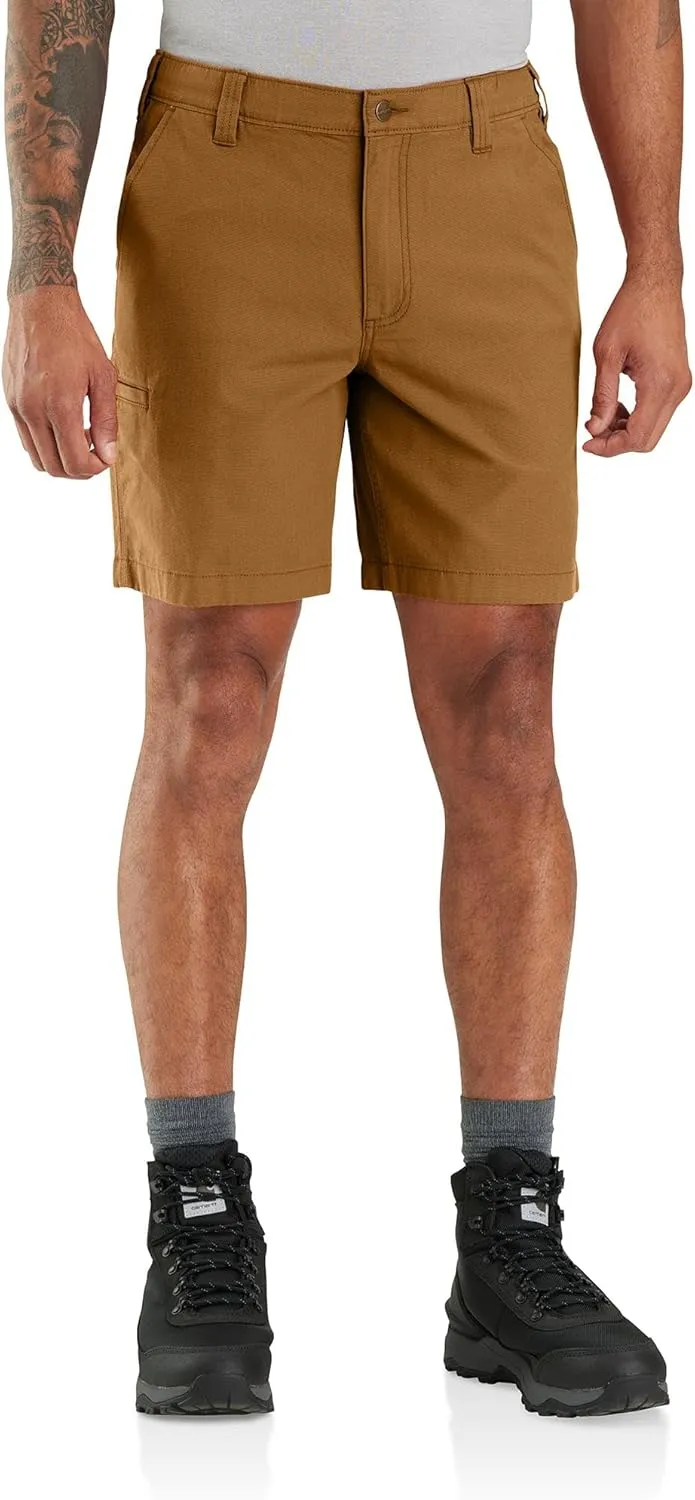 Carhartt Men's 105841 Rugged Flex? Relaxed Fit Canvas Work Short - 8 in