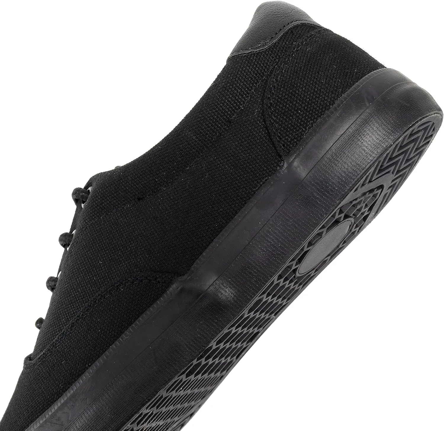 Men's Black Classic Low Top Shoes Canvas Fashion Sneaker with Soft Insole Causal Dress Shoes for Men Comfortable Walking Shoes