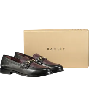 Radley London Black Burlington Row Saddle Loafer UK 8 EU 41 👠
